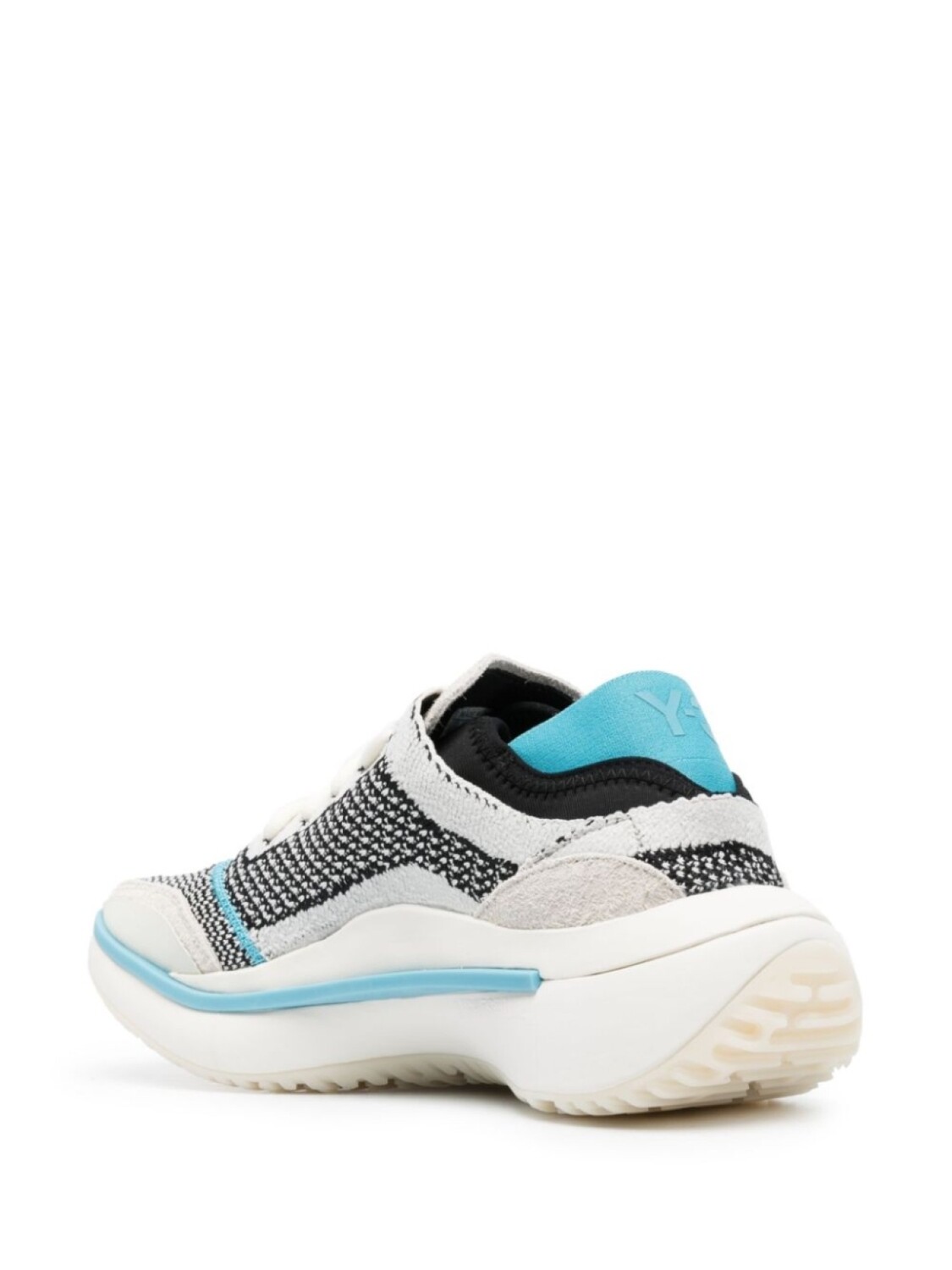 Y-3 трикотажные кроссовки Qisan из коллаборации с adidas, серый — фото 3