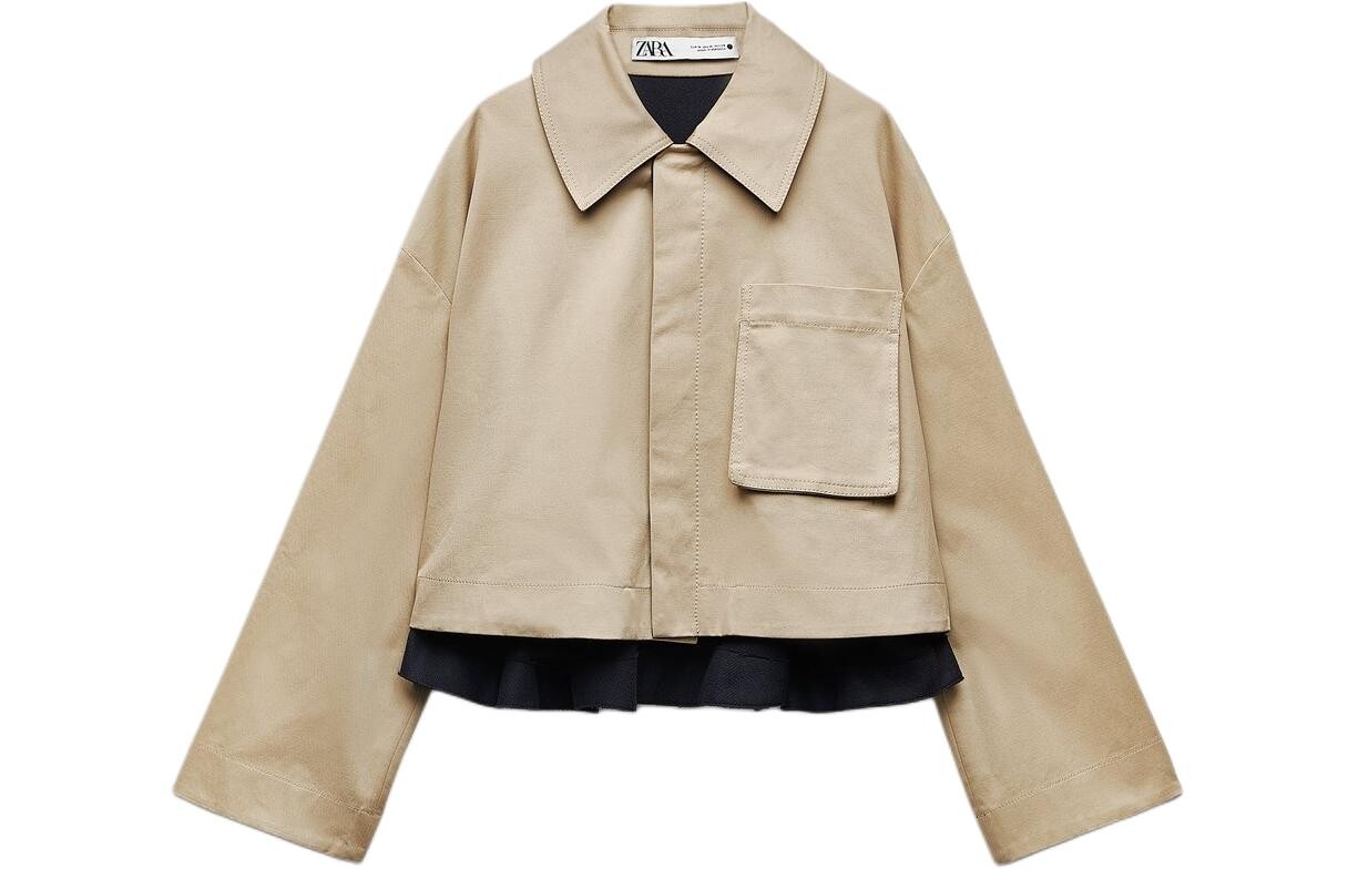 

Пальто женское светло-висковый цвет Zara