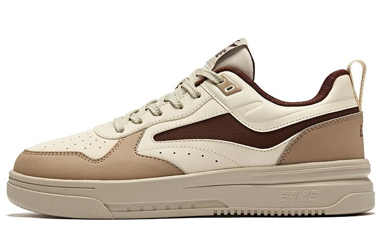 

Кроссовки ERKE Skateboarding Shoes Men Low-top Custard Grayish-taupe, коричневый