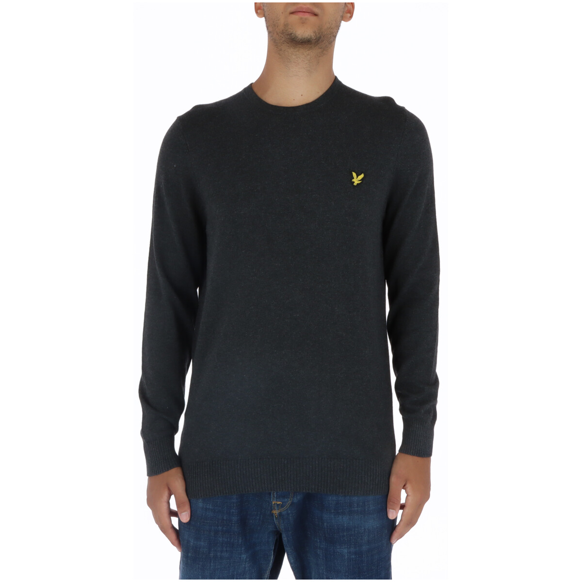 

Джемпер Lyle & Scott с круглым вырезом, серый