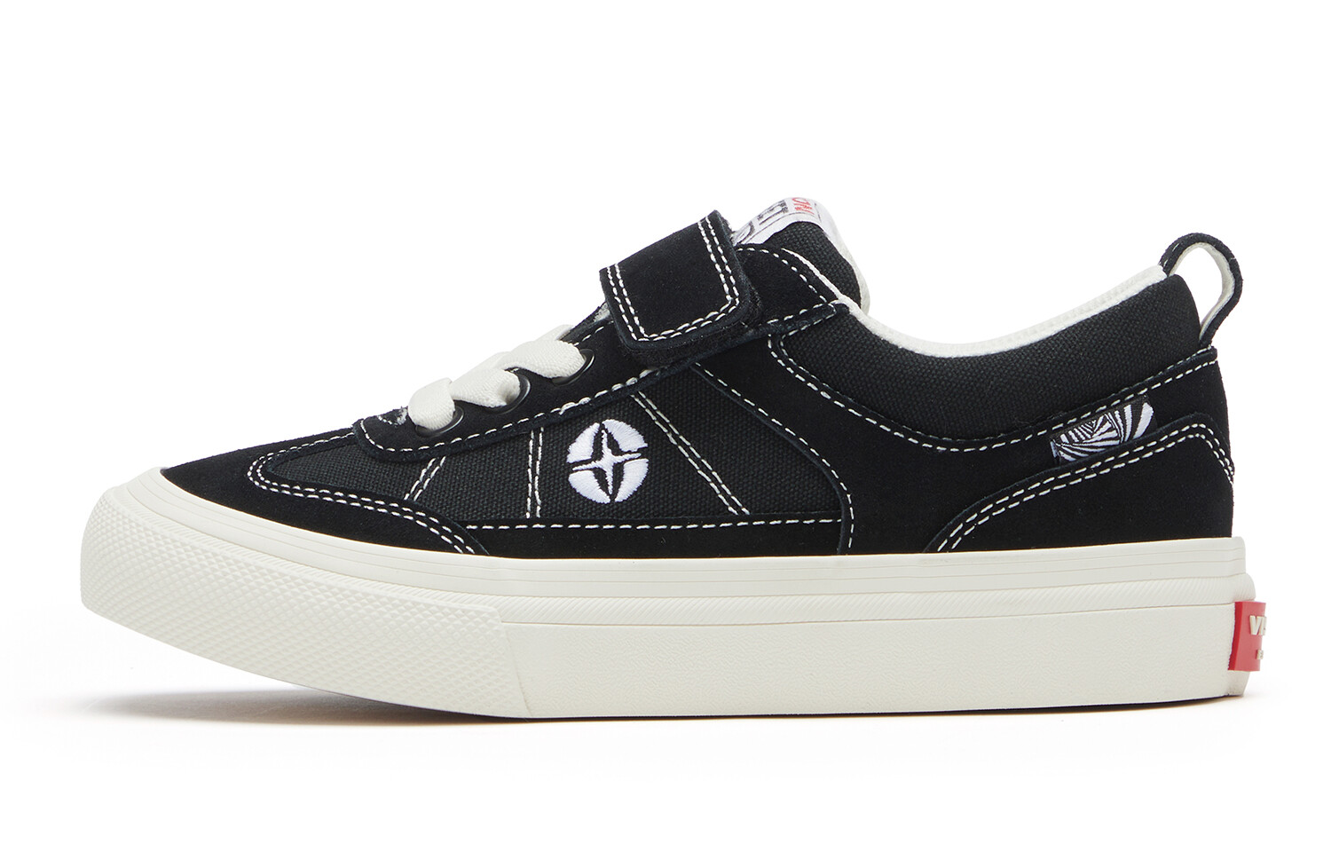 

Chopper Kids Canvas Shoes Kids Low-top Black/White Vision Street Wear, черный