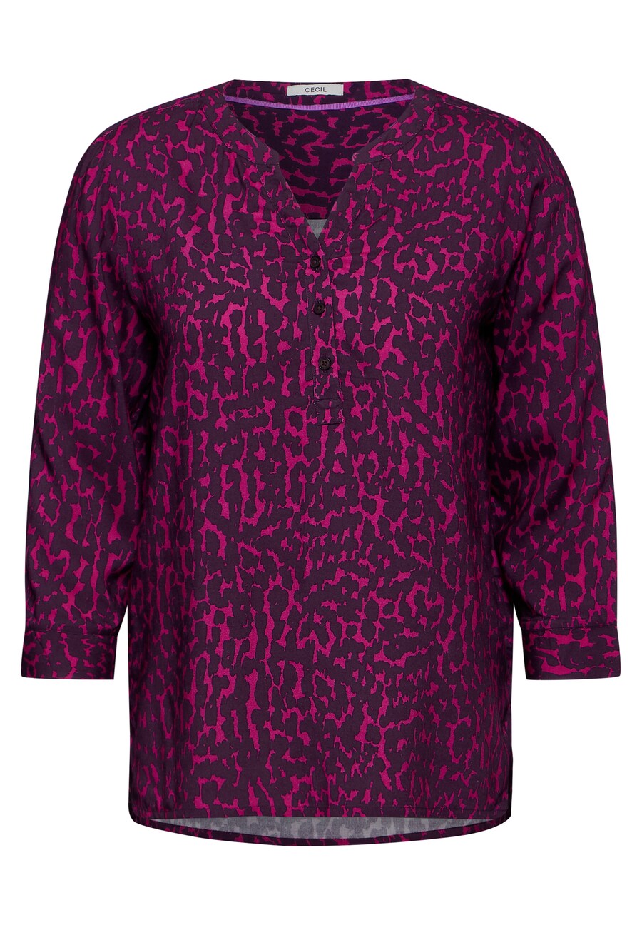 

Блузка с коротким рукавом CECIL Blouse, цвет aubergine/light pink