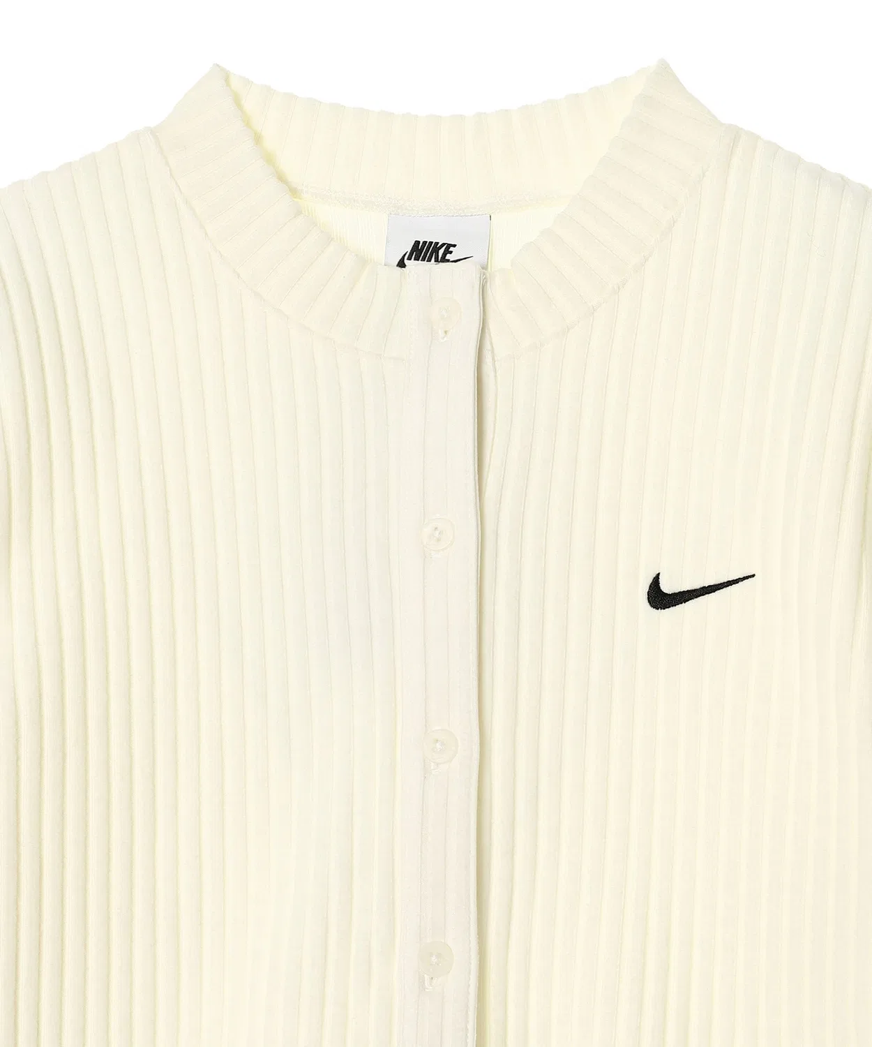 Кардиган женский Nike с логотипом, вязаный, белый — фото 4