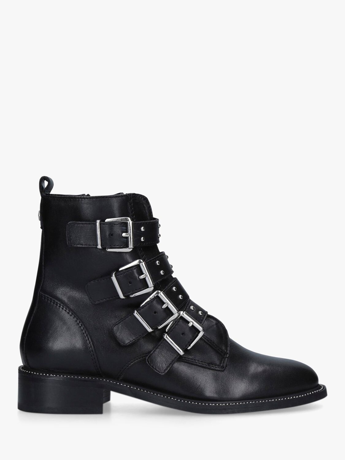 

Кожаные ботильоны с пряжкой Carvela, черные, Черный, Кожаные ботильоны с пряжкой Carvela, черные