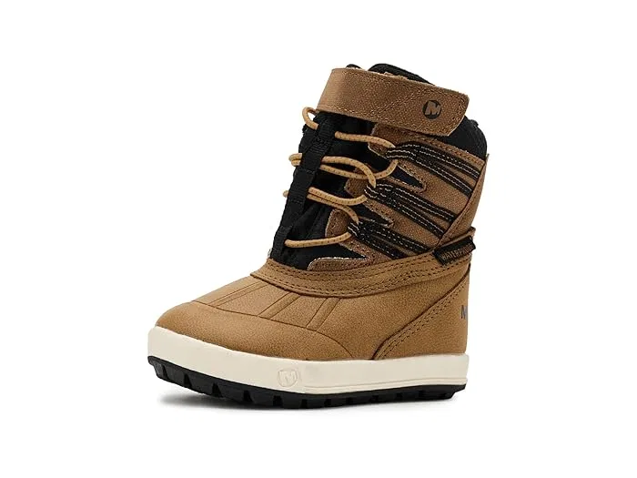 Ботинки водонепроницаемые Snow Bank 5.0 Jr. Merrell Kids, Wheat/Black
