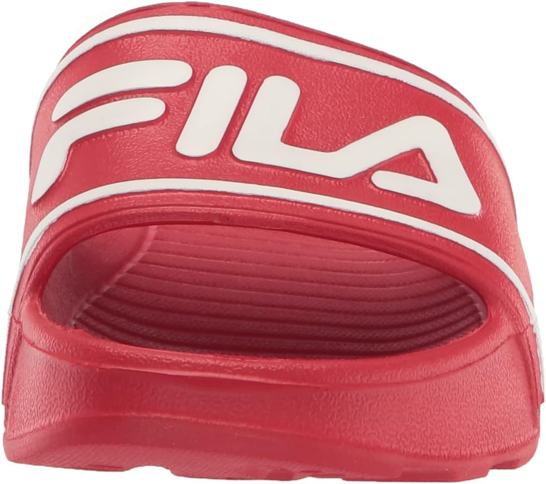 Детские сандалии Fila Sleek Slide StSlide, белый/красный — фото 2