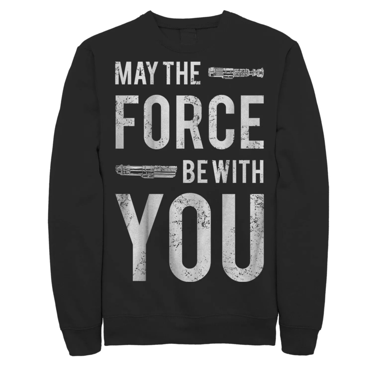 

Мужской свитшот со световым мечом Star Wars Force Be With You