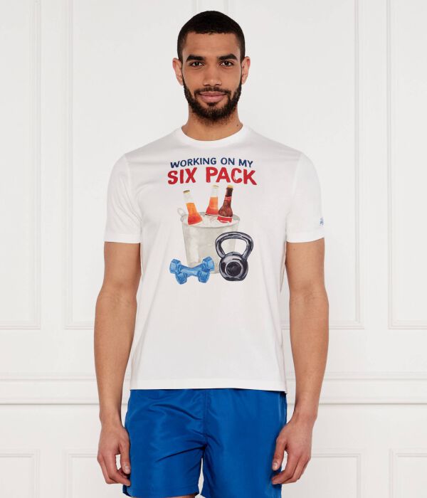 

Футболка больше джина Classic fit St.Barth, белый