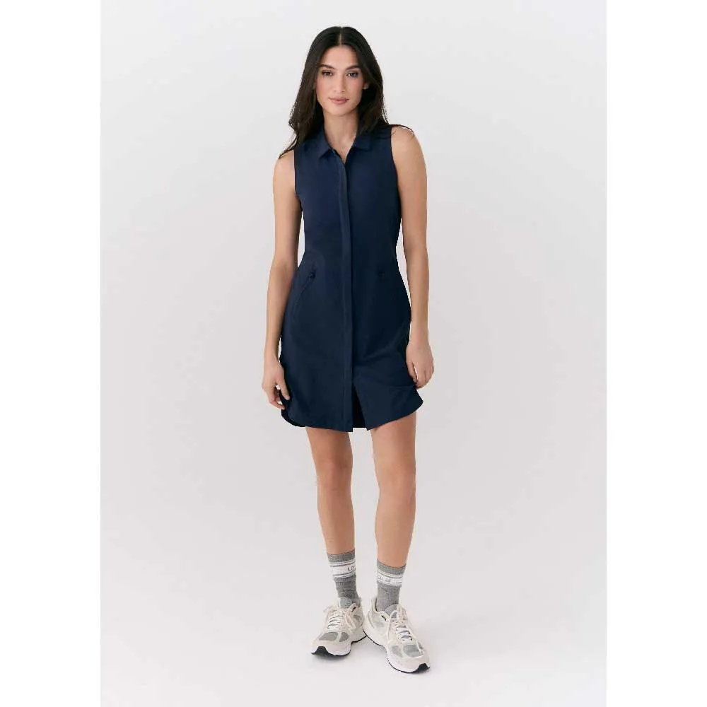 

Платье Lolë Olivie Shirt sleeveless short, синий