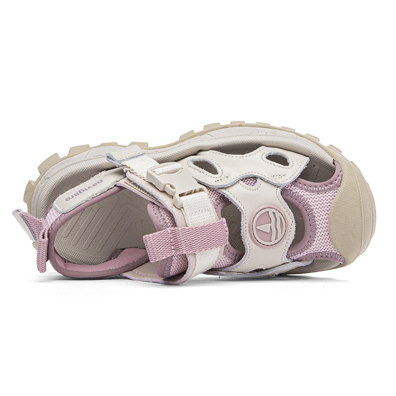 NAVIGARE Детские сандалии Slip Resistant Anti Kick Quick Dry Balance бежево-розовые — фото 4