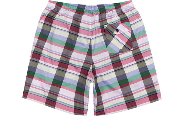 Шорты originals x noah water repellent shorts waterproof plaid red Adidas, красный — фото 2