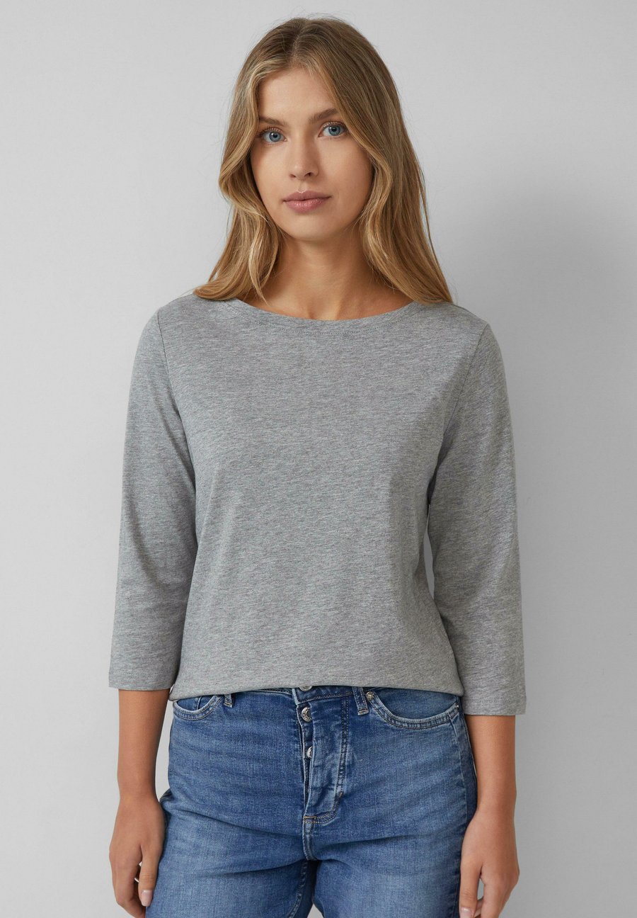 

Топ s.Oliver Long sleeved top, Graphit/Mottled Light Grey