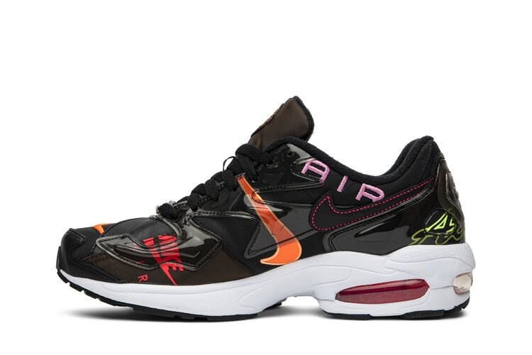 Кроссовки Nike Atmos x Air Max 2 Light 'Logos Alternative', черный — фото 3