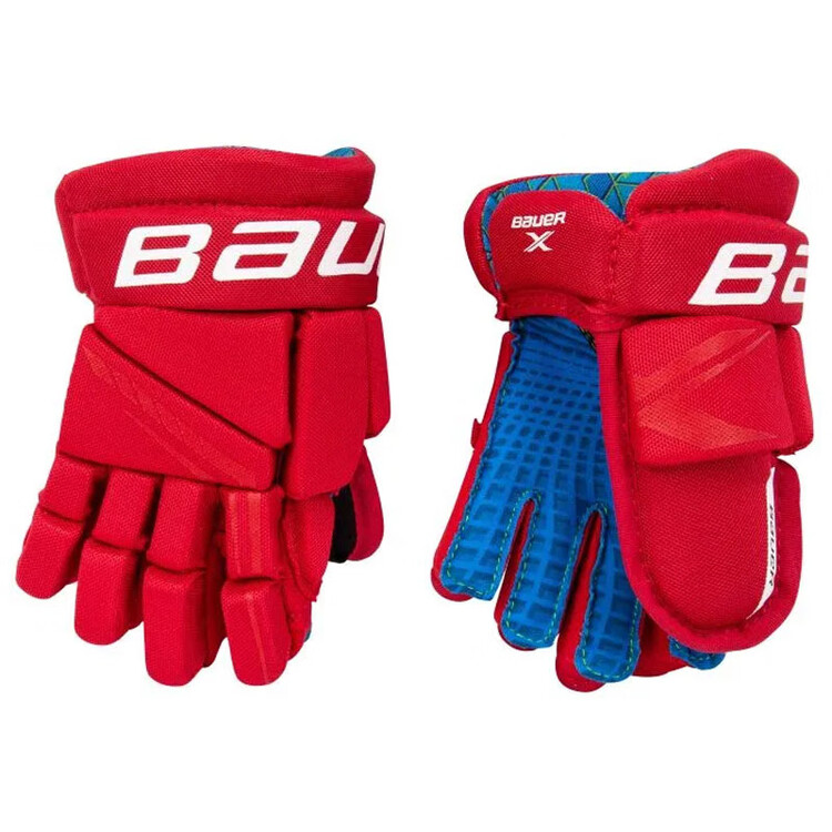 

BAUER Перчатки для хоккея с шайбой S21 X Ice, детские, подростковые, взрослые, начального уровня