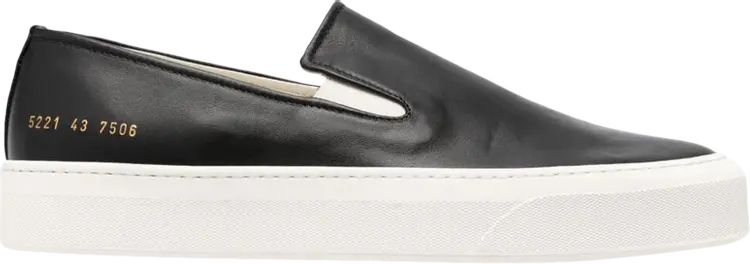 

Кроссовки Common Projects Slip-On 'Black White', черный