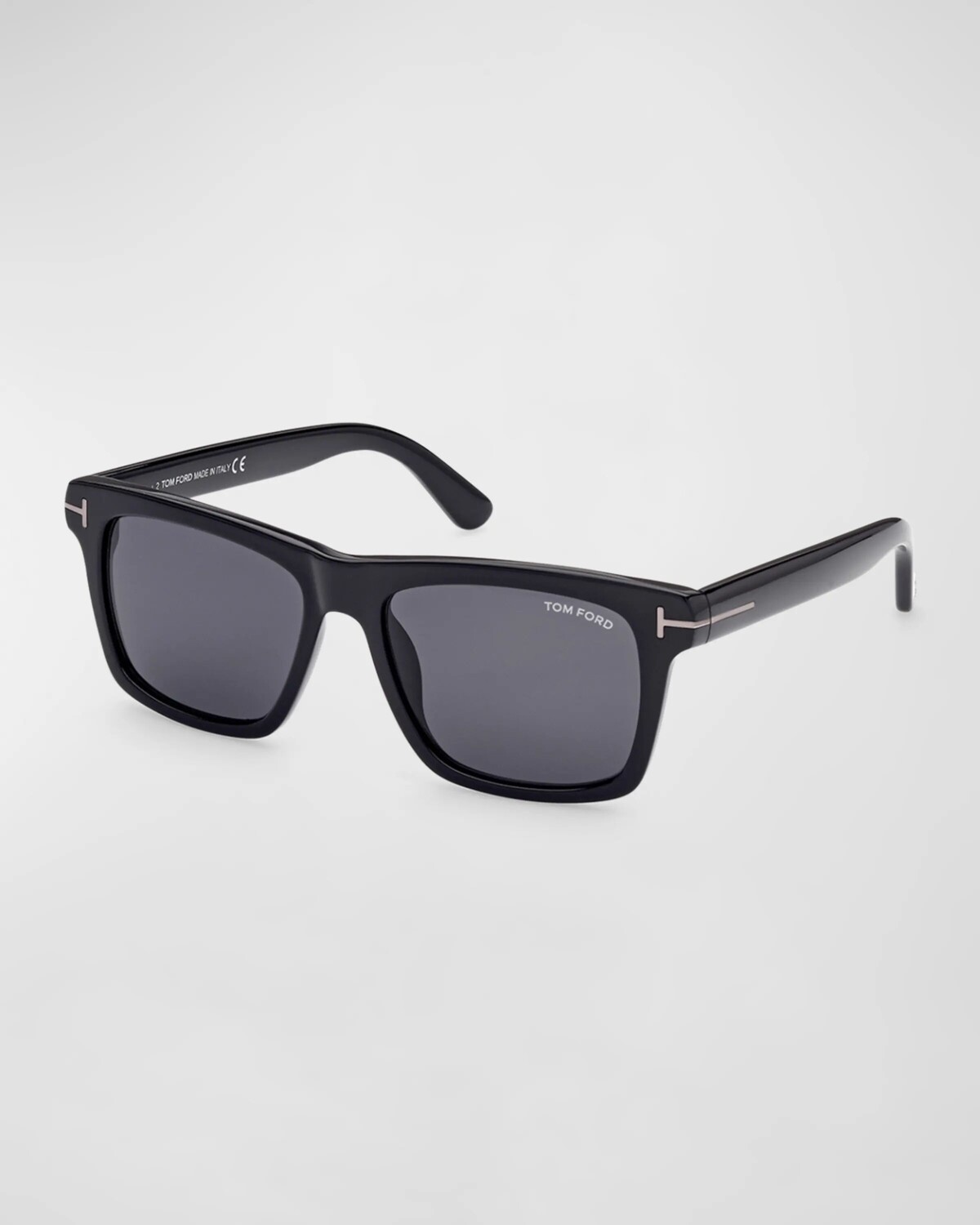 

Мужские квадратные солнцезащитные очки Buckley-02 из ацетата TOM FORD, цвет Black/Grey