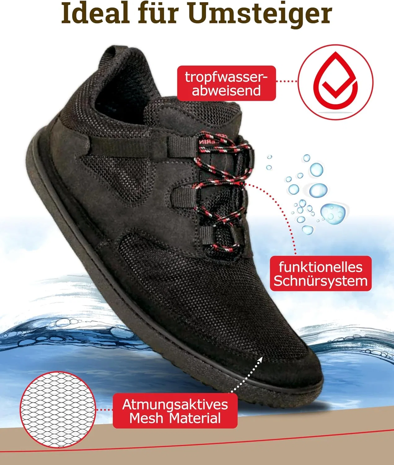 Мужские кроссовки Sole Runner Namaka 2, Black — фото 4