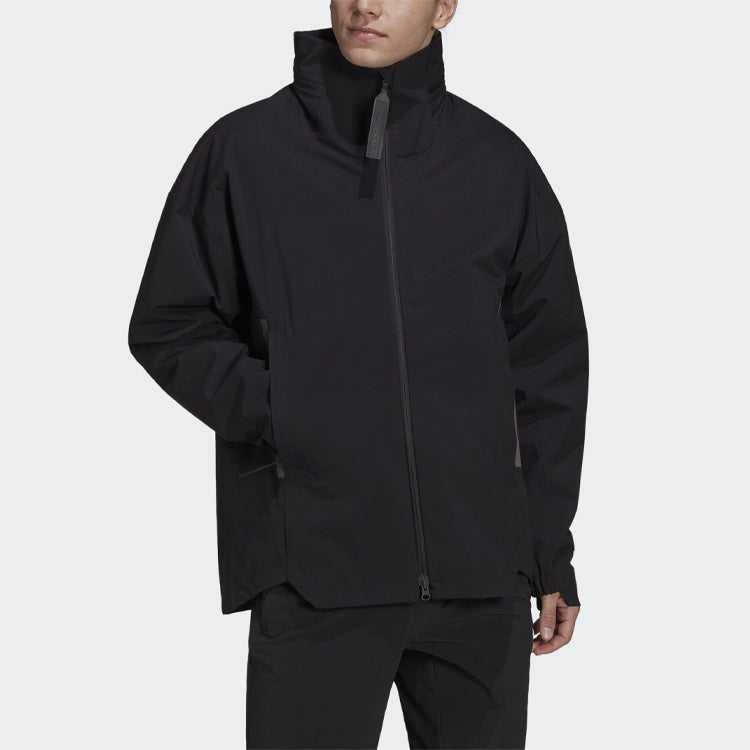 Куртка adidas Terrex C Myshelter .r waterproof Sports Outdoor Hooded Jacket Black H65700 — фото 2