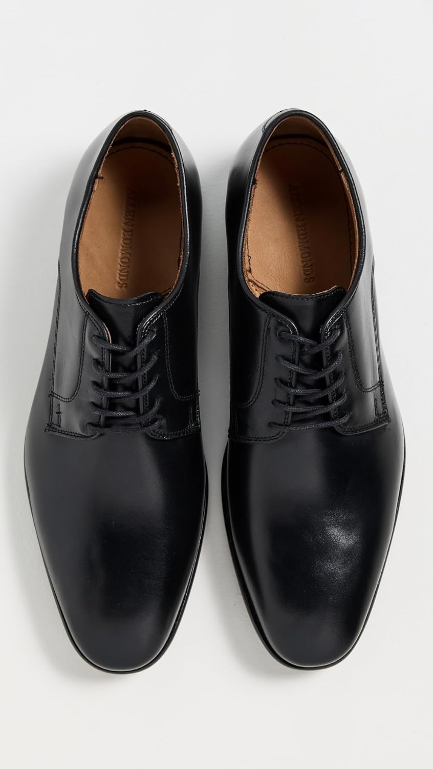 Мужские дерби Allen Edmonds Smith из кожи с шнуровкой, черный — фото 4