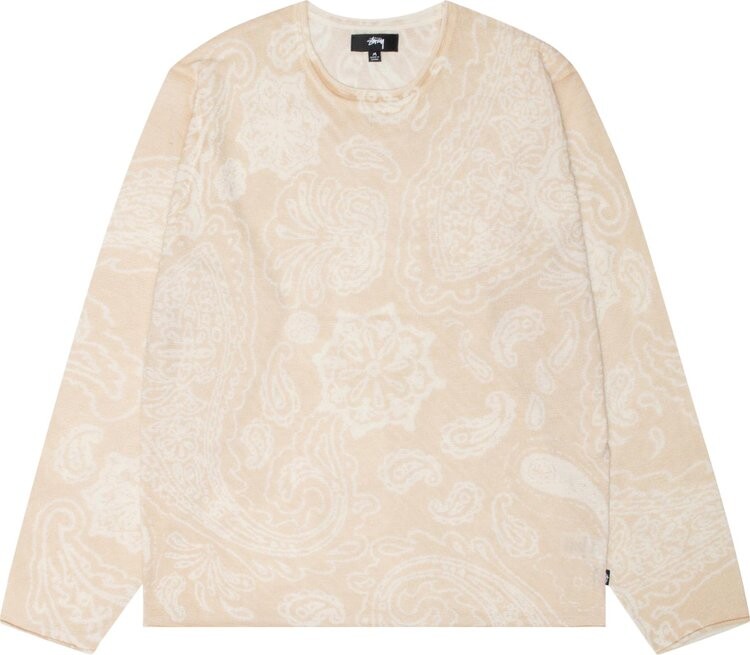 

Свитер Stussy Paisley 'Natural', кремовый