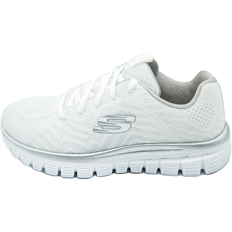 Кроссовки Skechers Get Connected 12615WSL, белые, женские