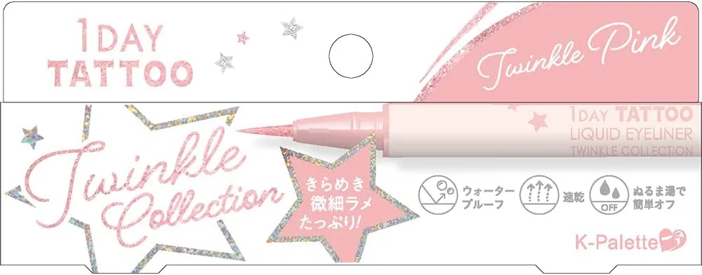 Подводка для глаз K-Palette 1 Day TATTOO Twinkle Pink, 1 шт.