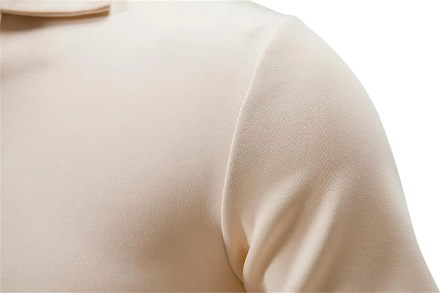 Мужская поло с V-образным вырезом Slim Fit — фото 4