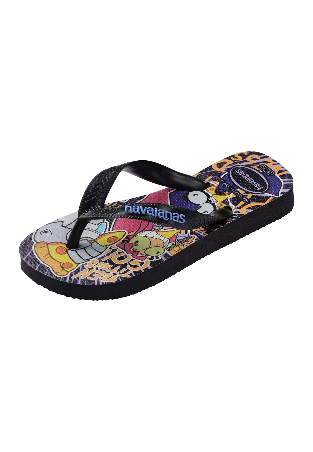 Сандалии Havaianas Warner черного цвета