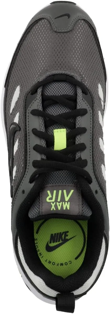 Мужские беговые кроссовки Nike Air Max, белый/черный/серый — фото 2
