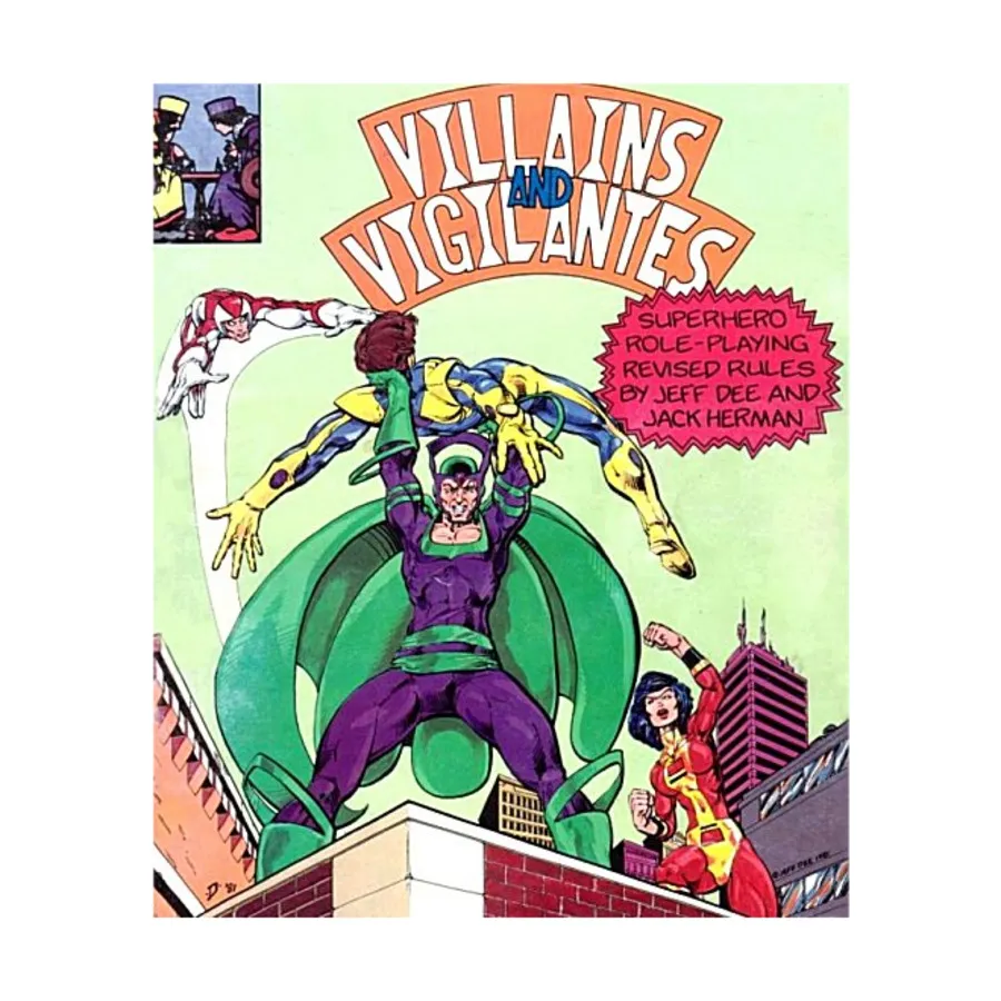 

Villains and Vigilantes (Revised Edition), Villains & Vigilantes (FGU), мягкая обложка