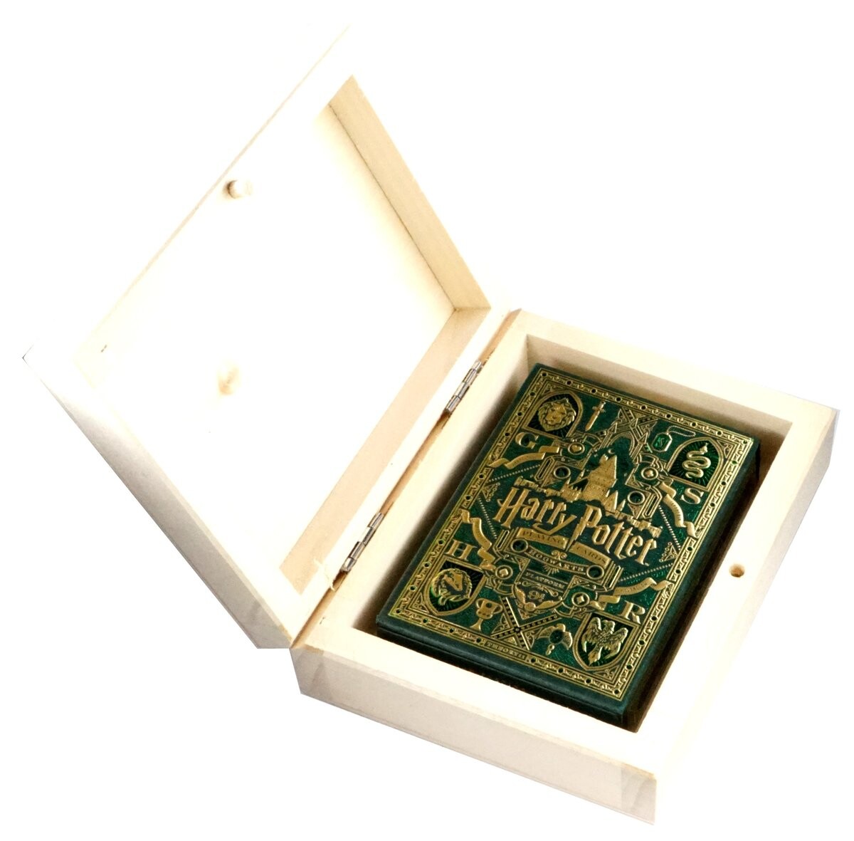 

ВЕЛОСИПЕД ГЭРИ ПОТТЕР ЗЕЛЕНЫЙ СЛИЗЕРИН 1 КОЛОДА Игральные карты в деревянной коробке* Bicycle