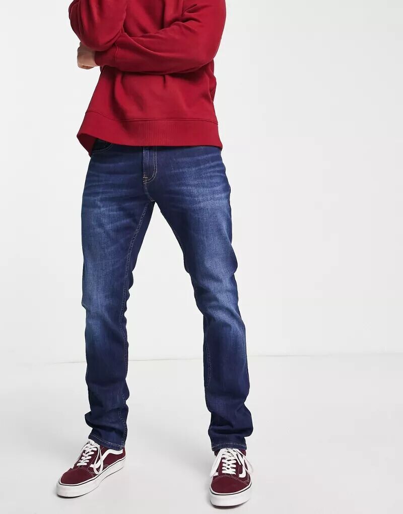 

Темные джинсы узкого кроя Tommy Jeans Scanton