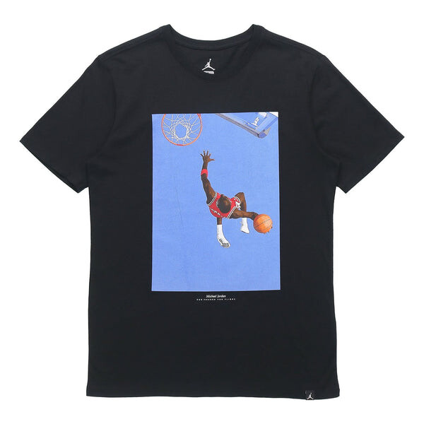 

Футболка slamdunk напечатаны спортивные Футболка мужские Air Jordan, черный