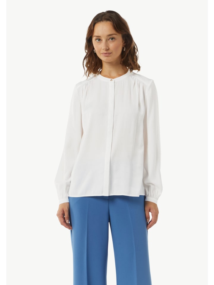 

Блуза comma Bluse langarm, белый