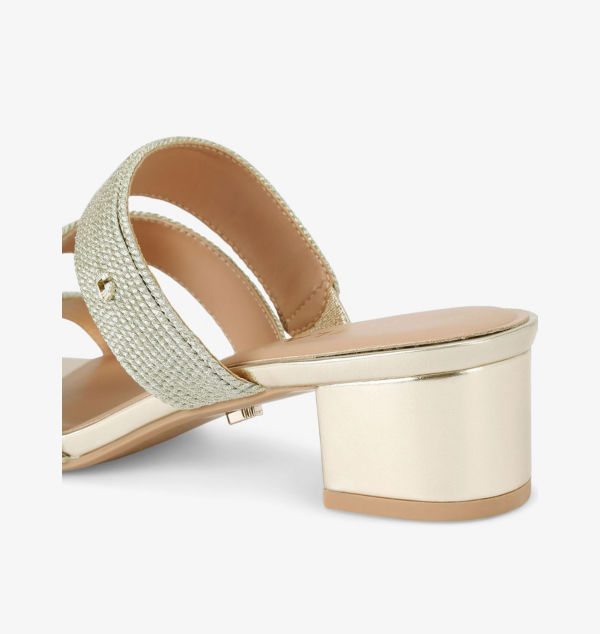 Сандалии Gala с плетеным эффектом веревки Carvela, золотой — фото 3