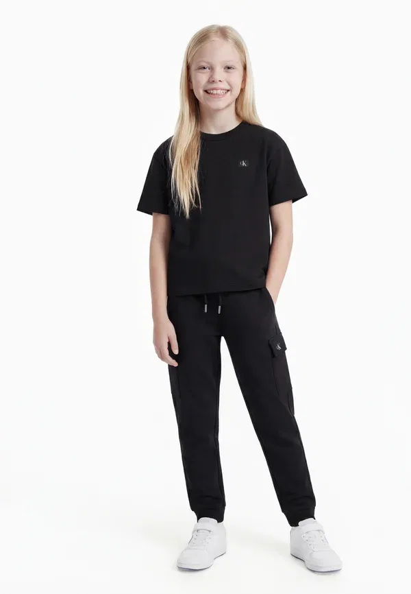 Спортивный костюм из махровой ткани Calvin Klein Jeans, черный
