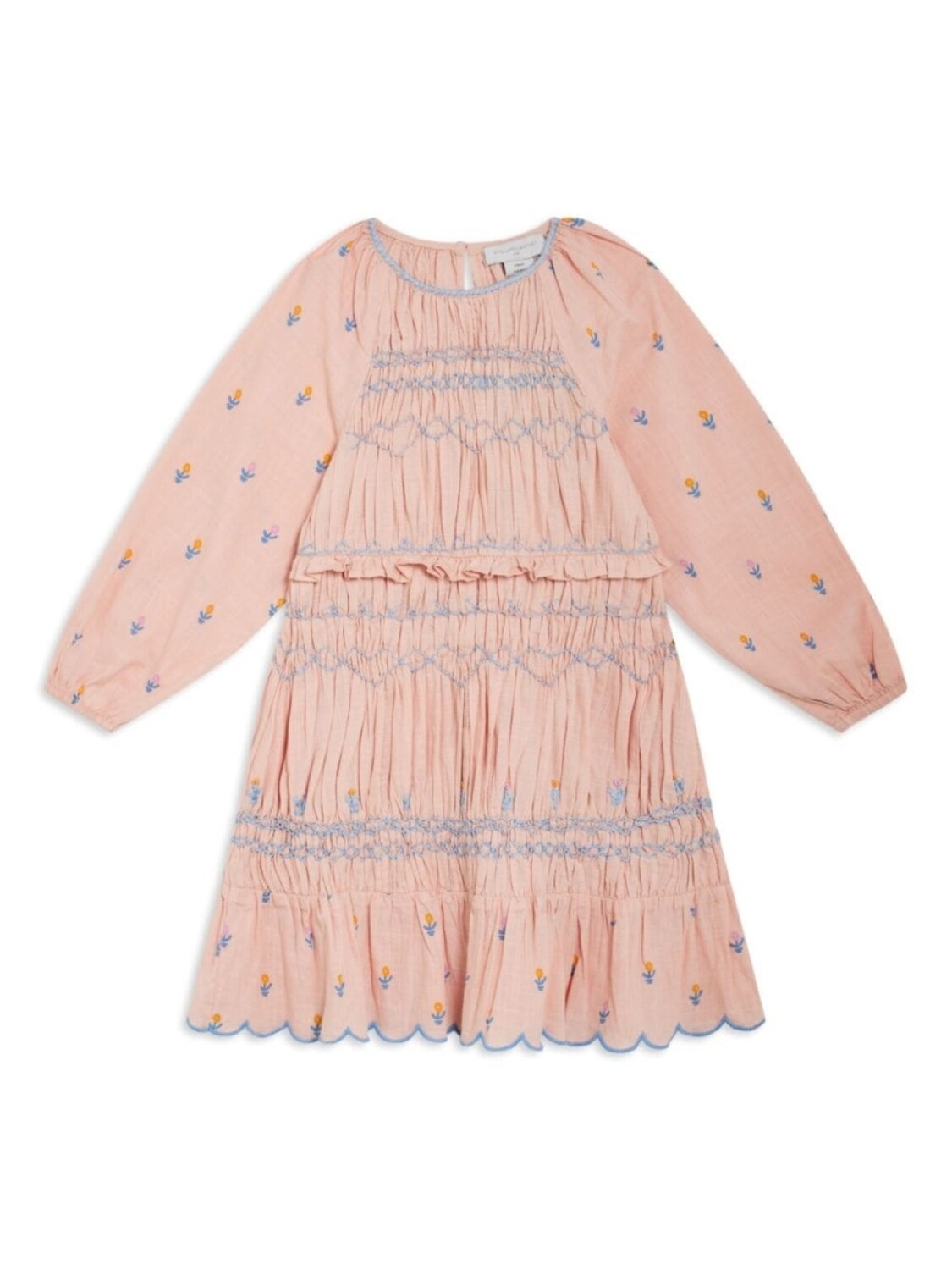 

Stella McCartney Kids платье с цветочной вышивкой, розовый