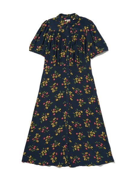 Платье Rosa с короткими рукавами и воротником-стойкой миди Levi's, Multi-Color — фото 4