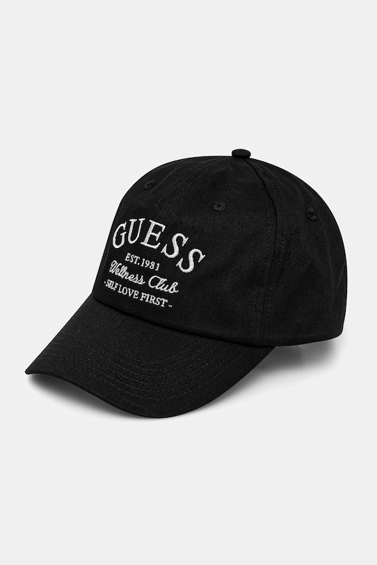 

Бейсболка хлопковая с пайетками LUREX Guess, черный