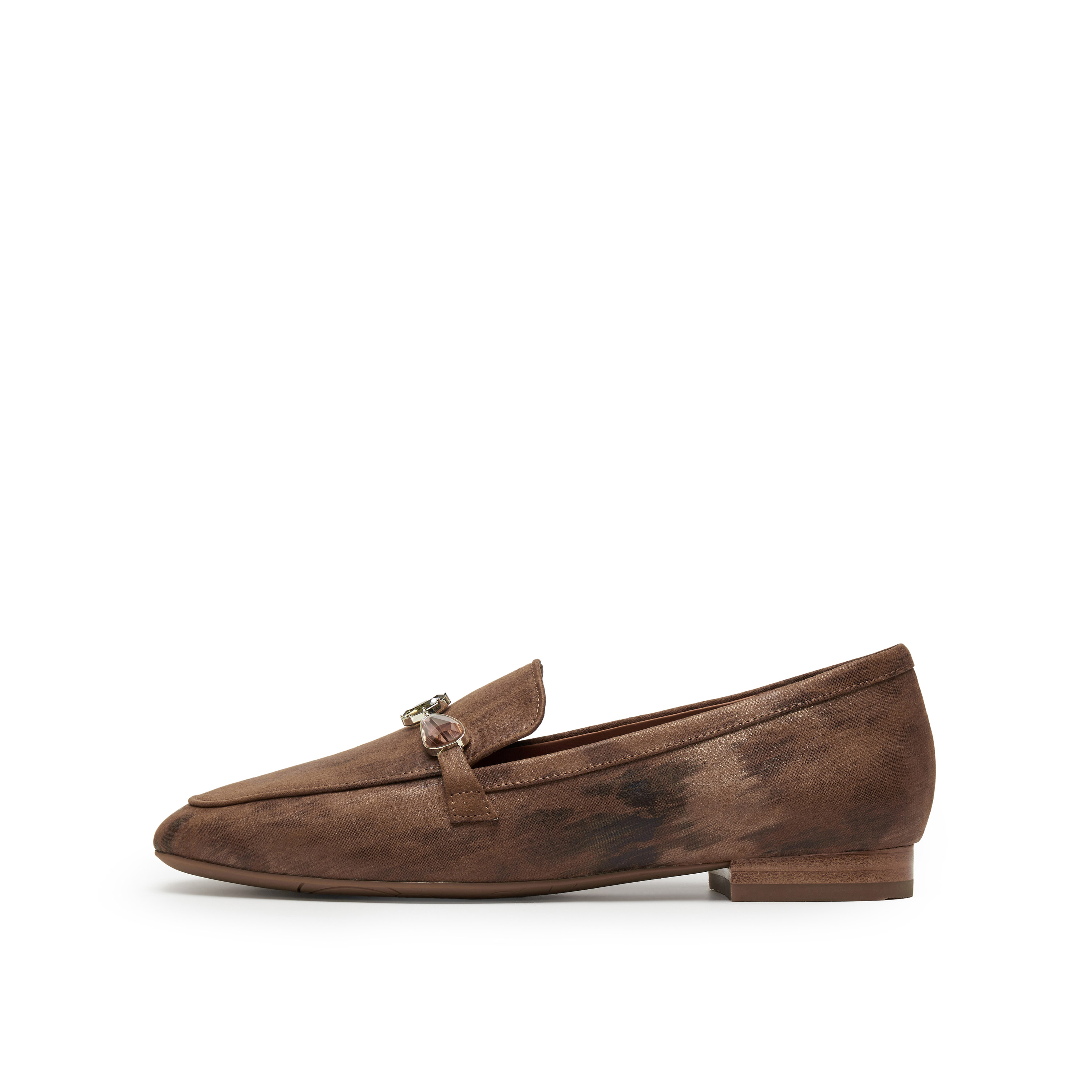 Лоферы женские однотонные Joypeace, Coffee