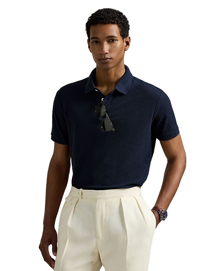 

Классическая поло с медовой сеткой Polo Ralph Lauren, синий