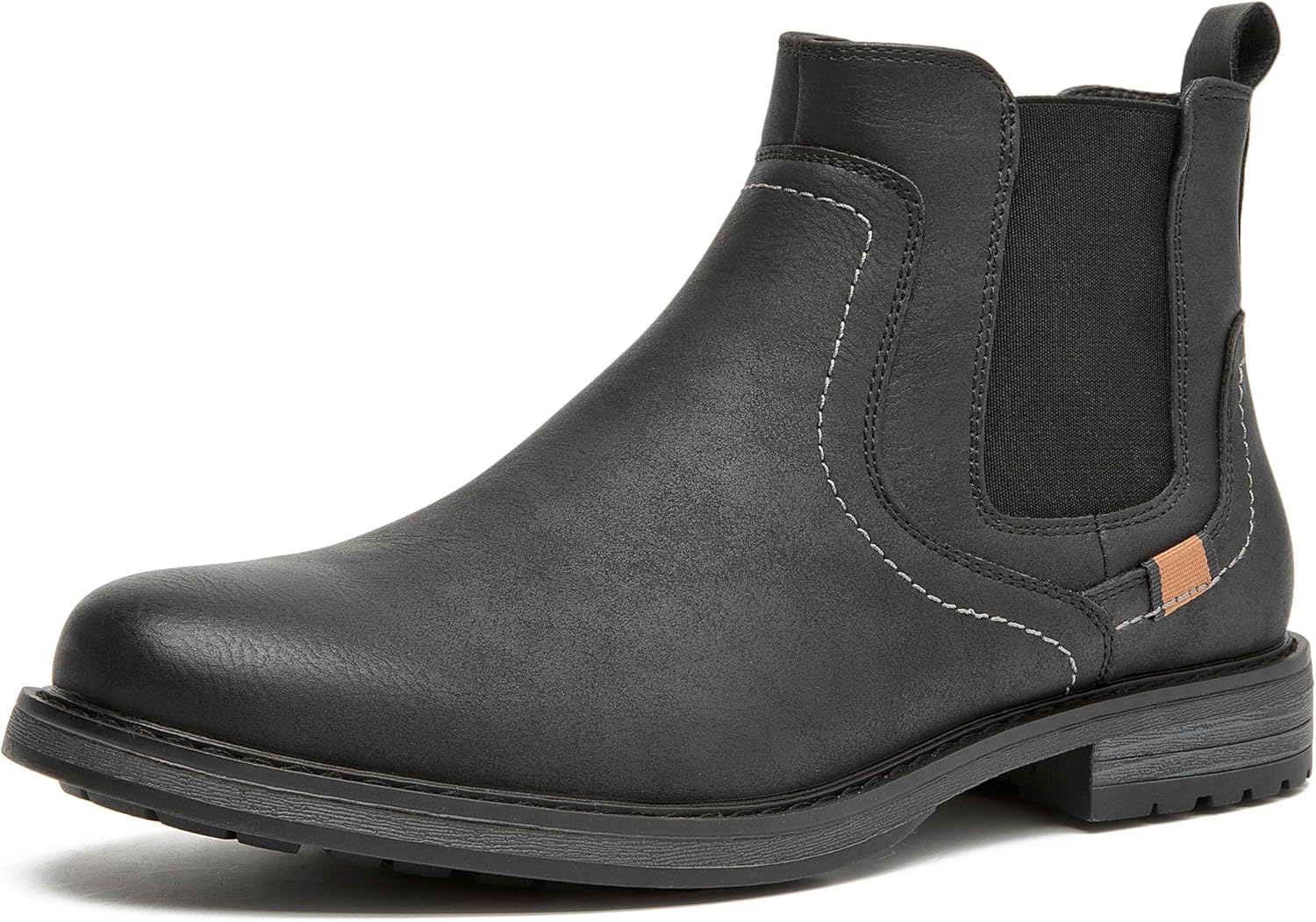 

Мужские повседневные ботинки Челси, платье, слипоны, ботинки до щиколотки, оксфорд, водонепроницаемые кожаные ботинки для мужчин Clowse, черный