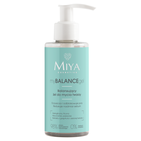 

Балансирующий гель для умывания лица, 140 мл Miya Cosmetics Mybalance