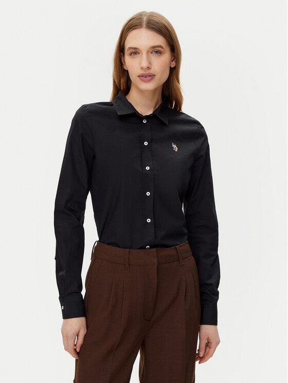 

Рубашка обычного кроя WUP1306 U.S. Polo Assn., черный