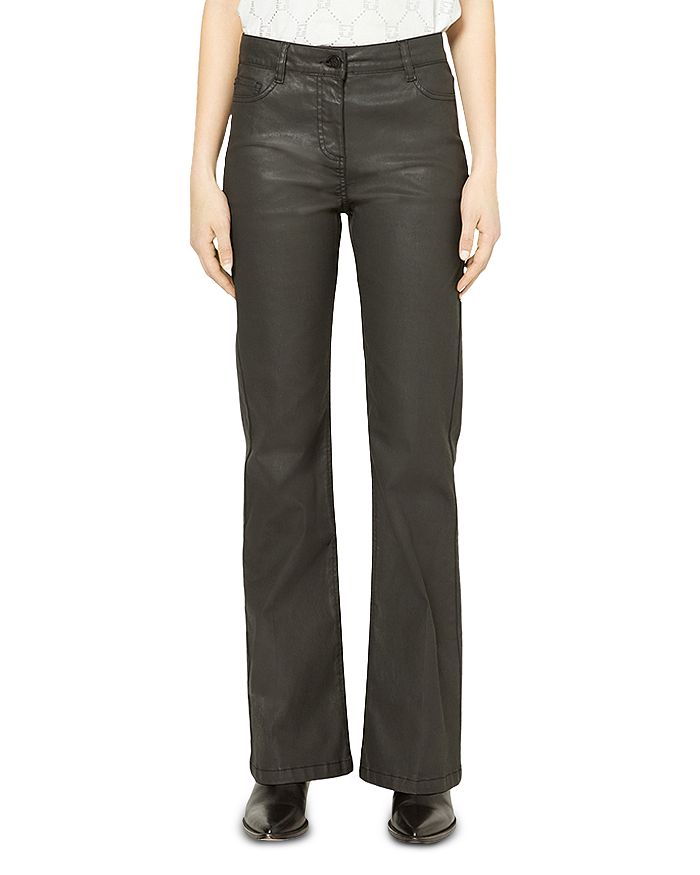 

Джинсы Livia Coated Flare черного цвета Gerard Darel, черный