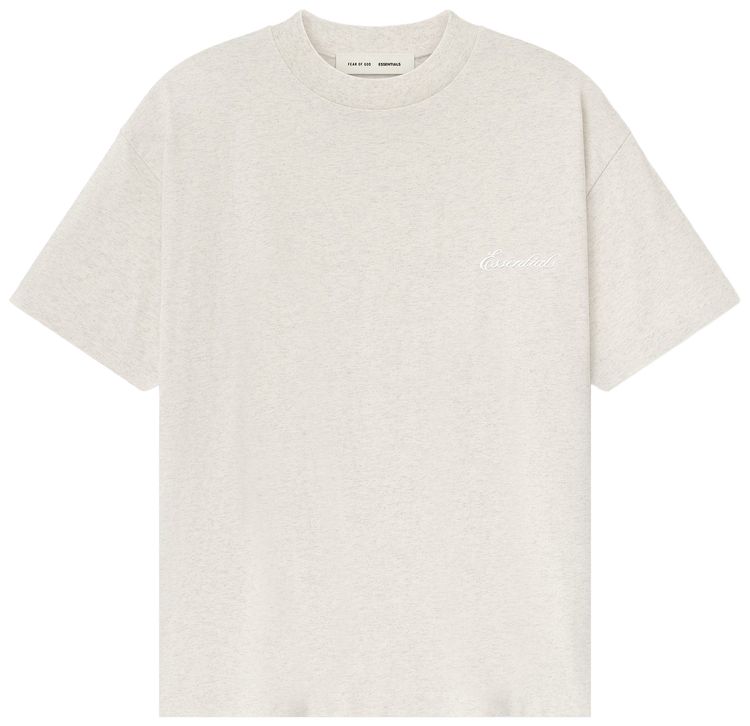 

Классическая футболка с коротким рукавом Fear of God Essentials, кремовый, Бежевый, Классическая футболка с коротким рукавом Fear of God Essentials, кремовый