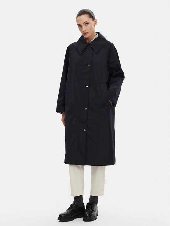 

Пальто прямого кроя LSP0225NY91 Barbour, синий