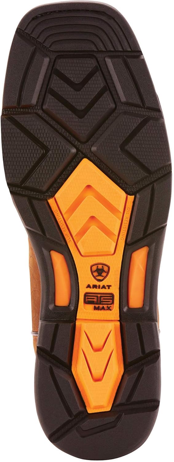 Мужские ботинки Ariat Workhog Xt с широким квадратным носком и углеродным защитным носком, коричневый — фото 4