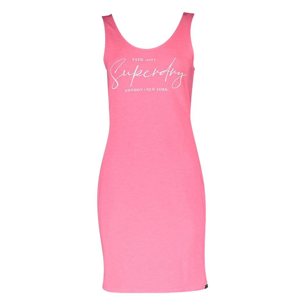 

Короткое платье Superdry Mini Graphic Bodycon, розовый