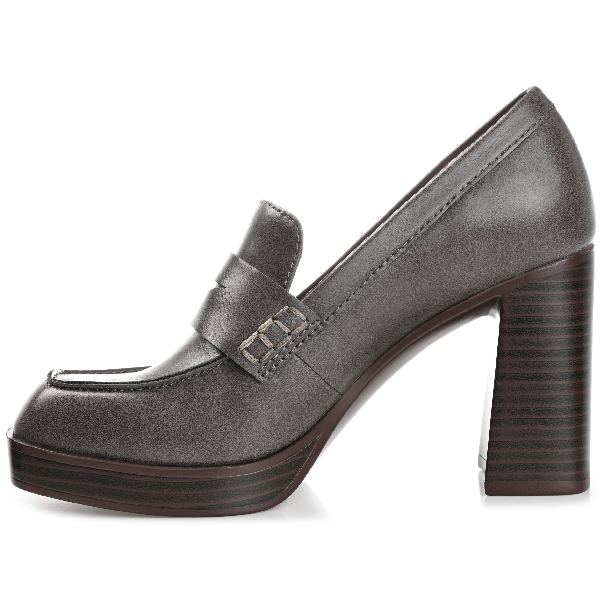 Женские туфли Ezzey Pump из коллекции Journee, серый — фото 2